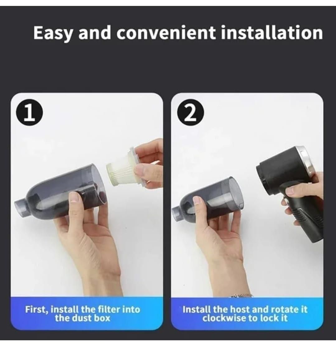 PowerVac Mini Pro - 2-in-1 Wireless Vacuum & Air Duster